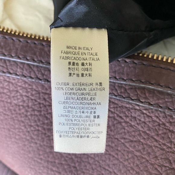 Burberry Kirley Satchel + Wallet Brown Cow Grain Pebbled Leather - Picture 4 of 16